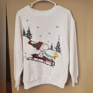 NWT Snoopy Sledding Sweatshirt